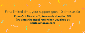 Amazon Donations banner
